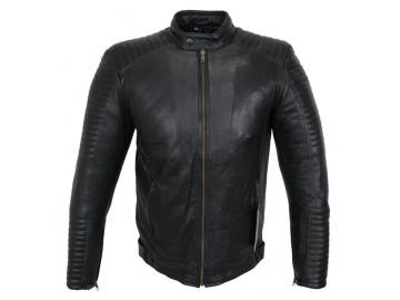 Lederjacke Motorrad Jacke Biker Jacke Lammleder Vintage Schwarz