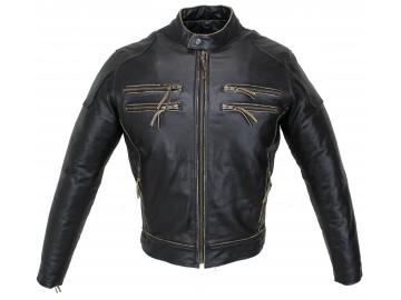 Leder Jacke Motorrad Jacke Birker Jacke Malmo Schwarz