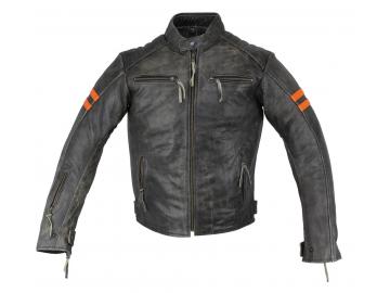 Motorrad  Leder Jacke Biker Jacke Freizeit Retro Cracker Braun