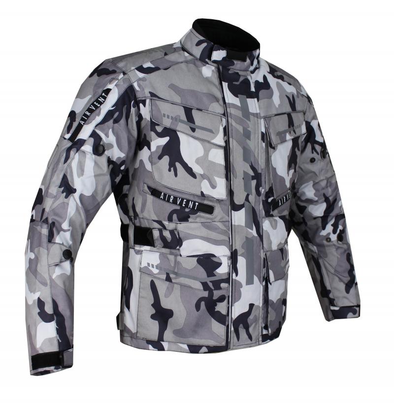 Herren Motorradjacke Textil Jacke Bikerjacke Polyester Sport Touring Jacke Protektoren Camoflage Militär Jacke