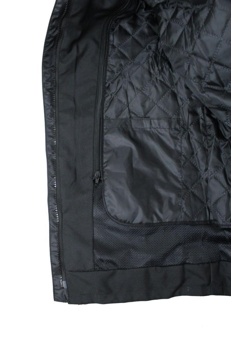 Herren Motorradjacke Textil Jacke Bikerjacke Polyester Sport Touring Jacke Protektoren Rot