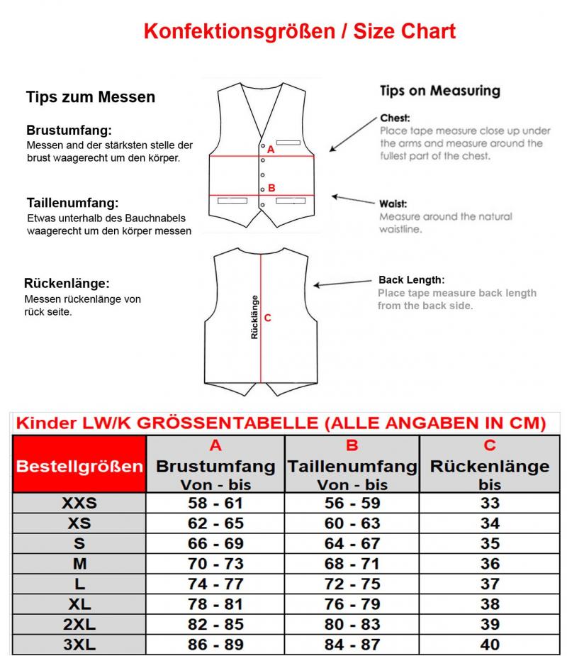 Kinder Kanchoo Besch Lederweste