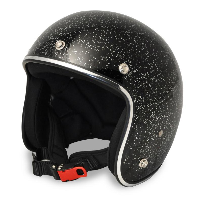 ALPHA SPEEDS ATELIER — Flake Onyx | Jet Helm Metal-Flake Schwarz