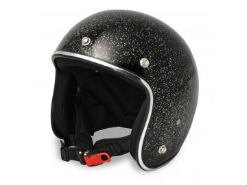 ALPHA SPEEDS ATELIER — Flake Onyx | Jet Helm Metal-Flake Schwarz