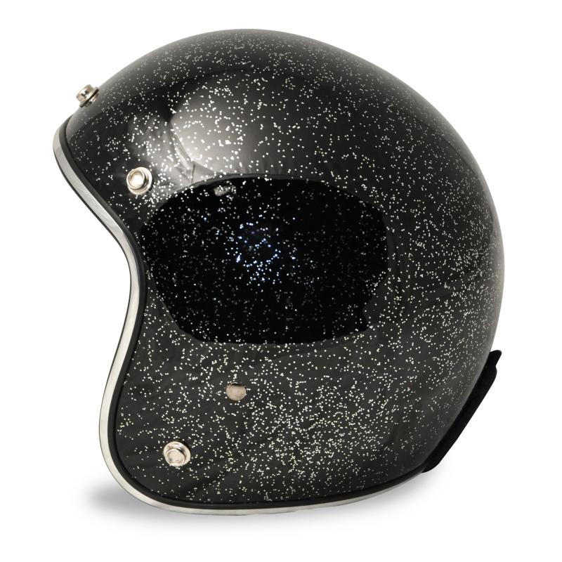 ALPHA SPEEDS ATELIER — Flake Onyx | Jet Helm Metal-Flake Schwarz