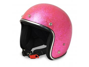 ALPHA SPEEDS ATELIER — Flake Onyx | Jet Helm Metal-Flake Rosa