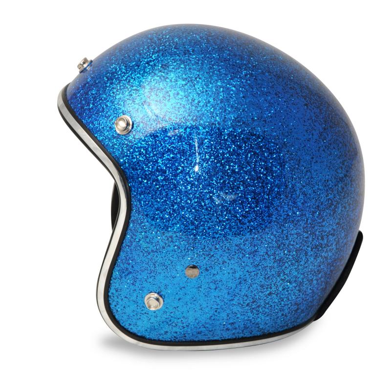 ALPHA SPEEDS ATELIER — Flake Onyx | Jet Helm Metal-Flake Blau