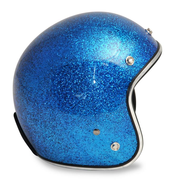 ALPHA SPEEDS ATELIER — Flake Onyx | Jet Helm Metal-Flake Blau